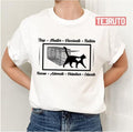Personalized Cat Rescue Logo Cat Trap Tnr Unisex T-Shirt