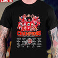 PAC Champions UTAH Utes Football 2021 Signatures Unisex T-Shirt