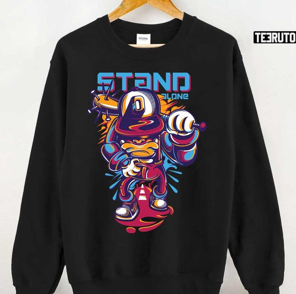 People Monkey Stand Alone Vintage Style Art Unisex T-Shirt