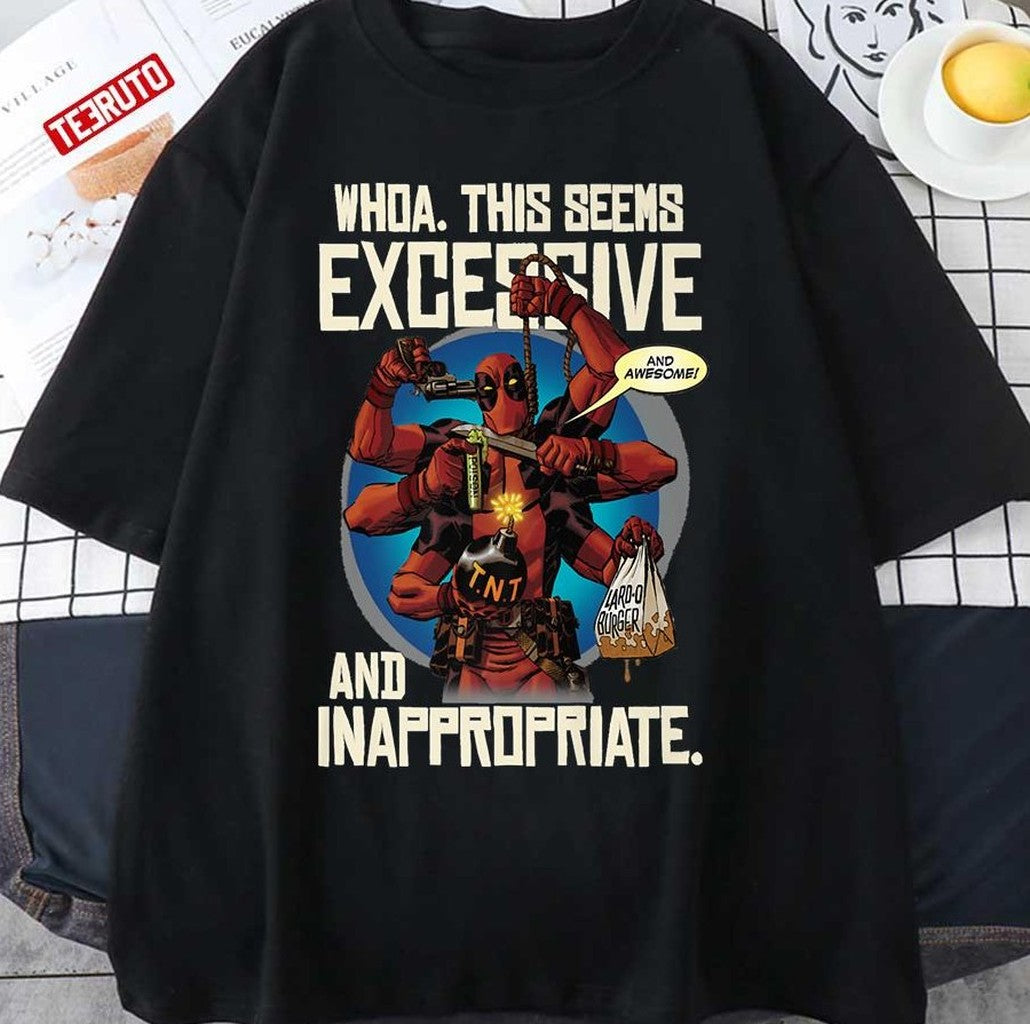 Six Inappropriate Deadpool Arms Unisex T-Shirt