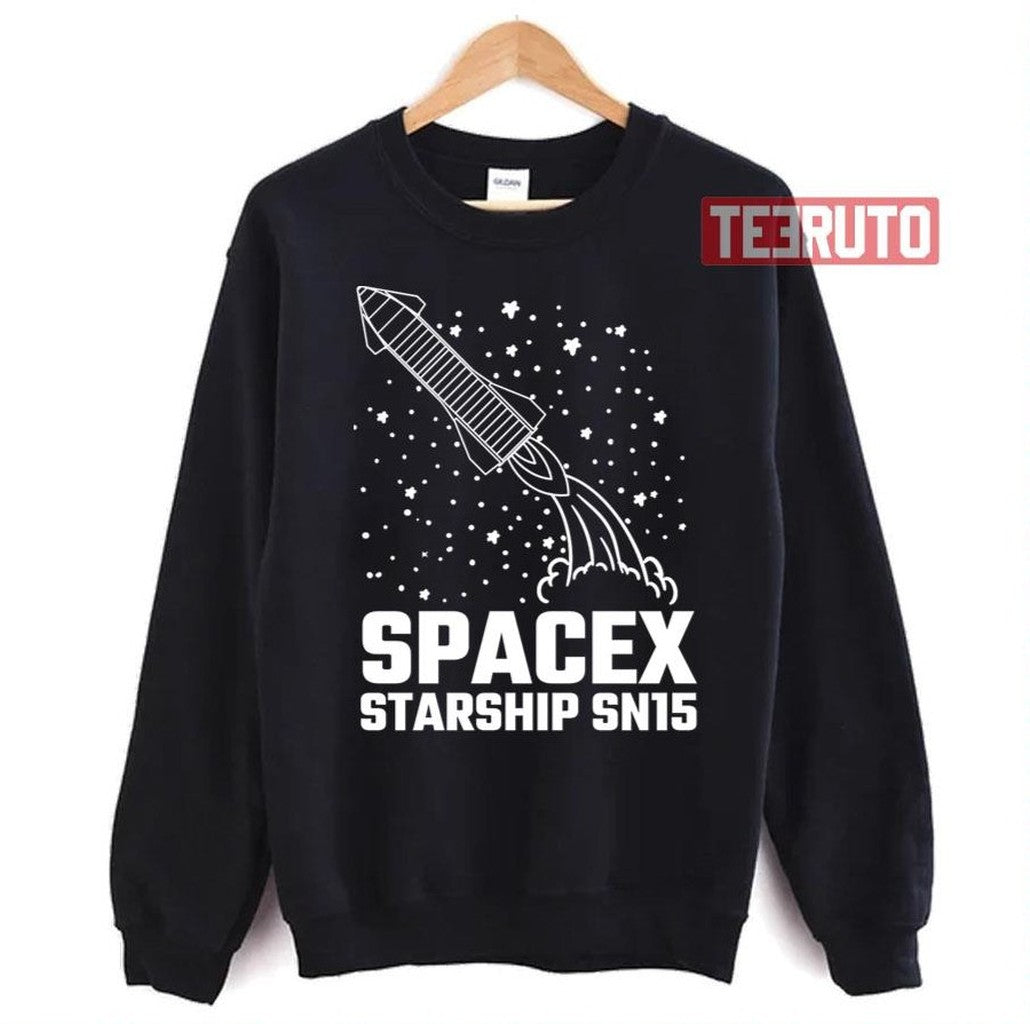 Spacex Launch And Landing Of Starship Sn15 Unisex T-Shirt