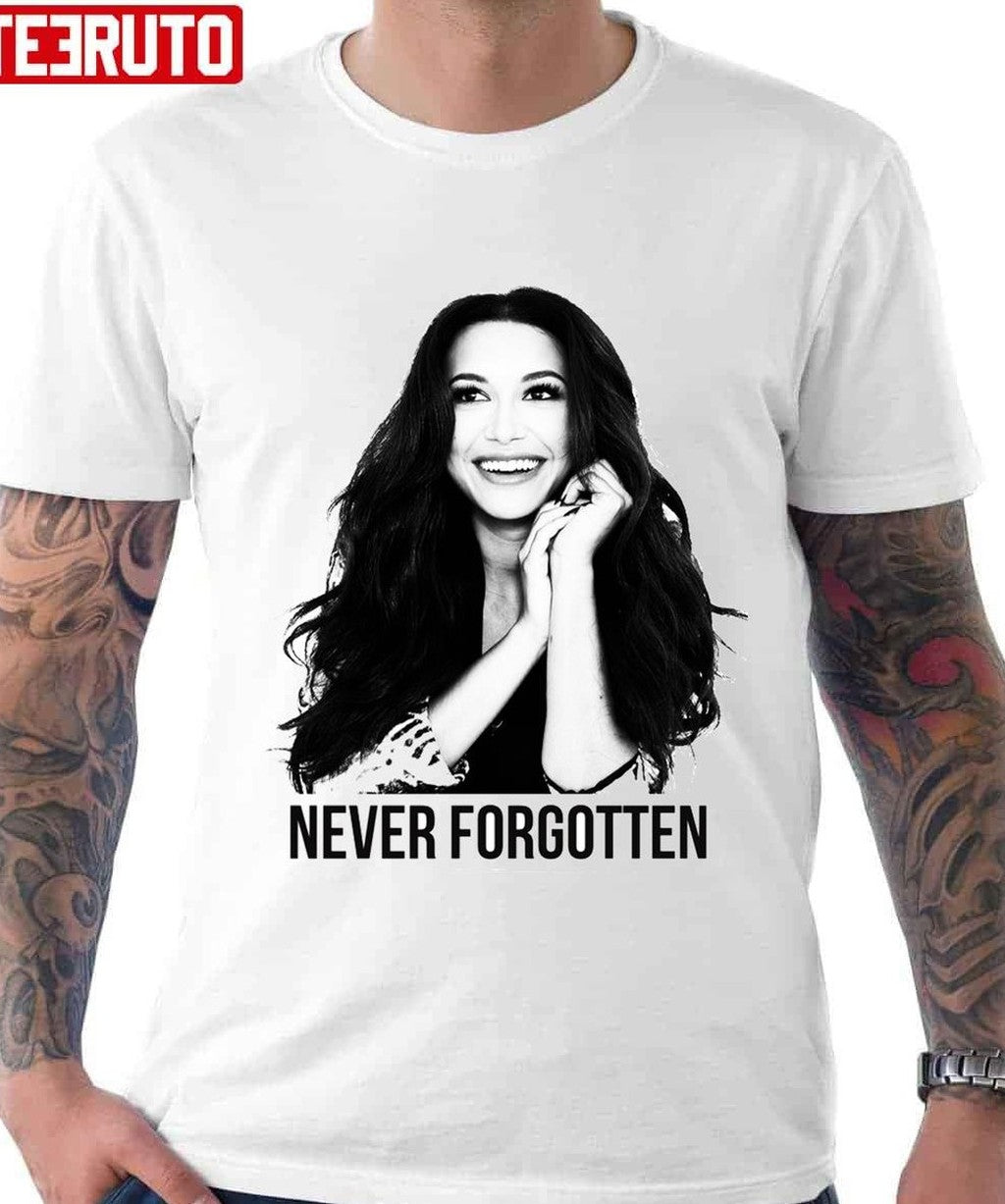 Naya Rivera Glee Star Black And White Unisex T-Shirt