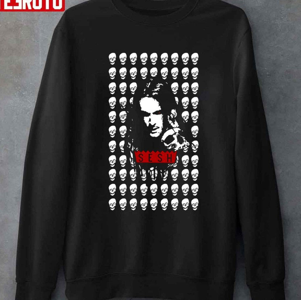 Black Design Of Bones Team Sesh Rap Unisex T-Shirt