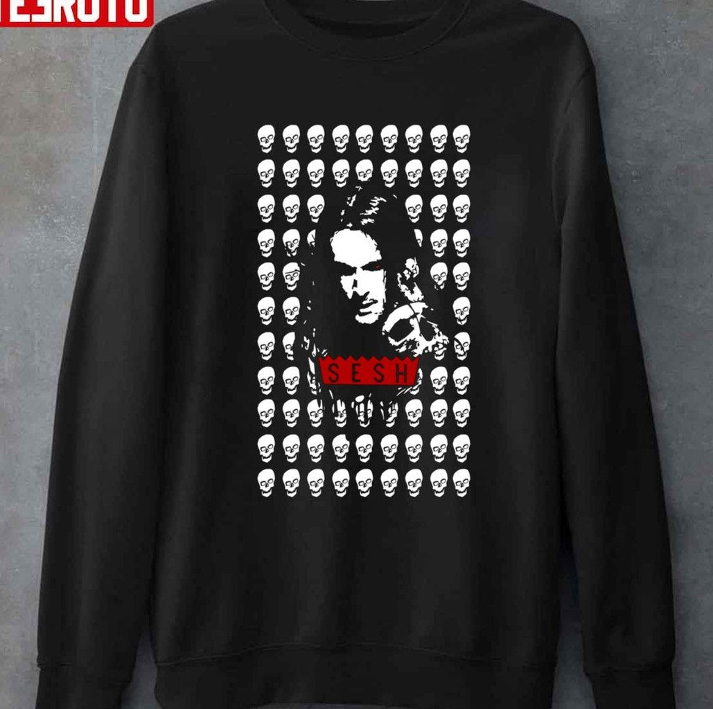Black Design Of Bones Team Sesh Rap Unisex T-Shirt
