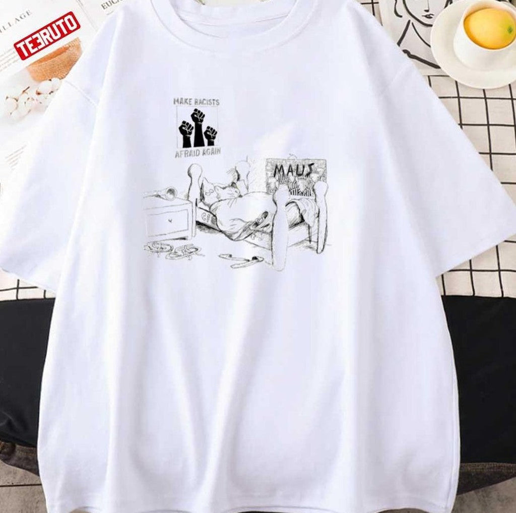 Stuart Sleeps But Never Rests Maus Comic Design Unisex Sweatshirt