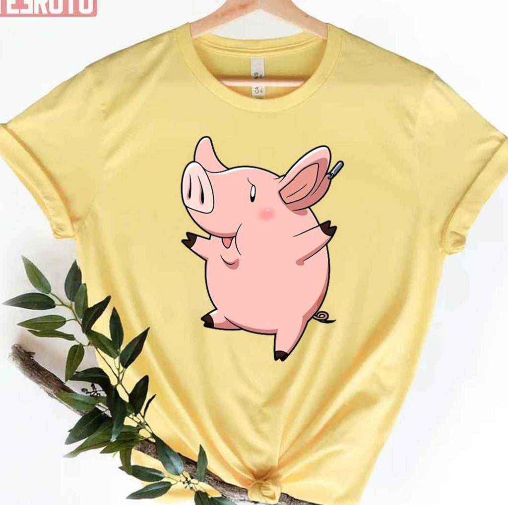 Pig Cute Anime Character Seven Deadly Sins Unisex T-Shirt