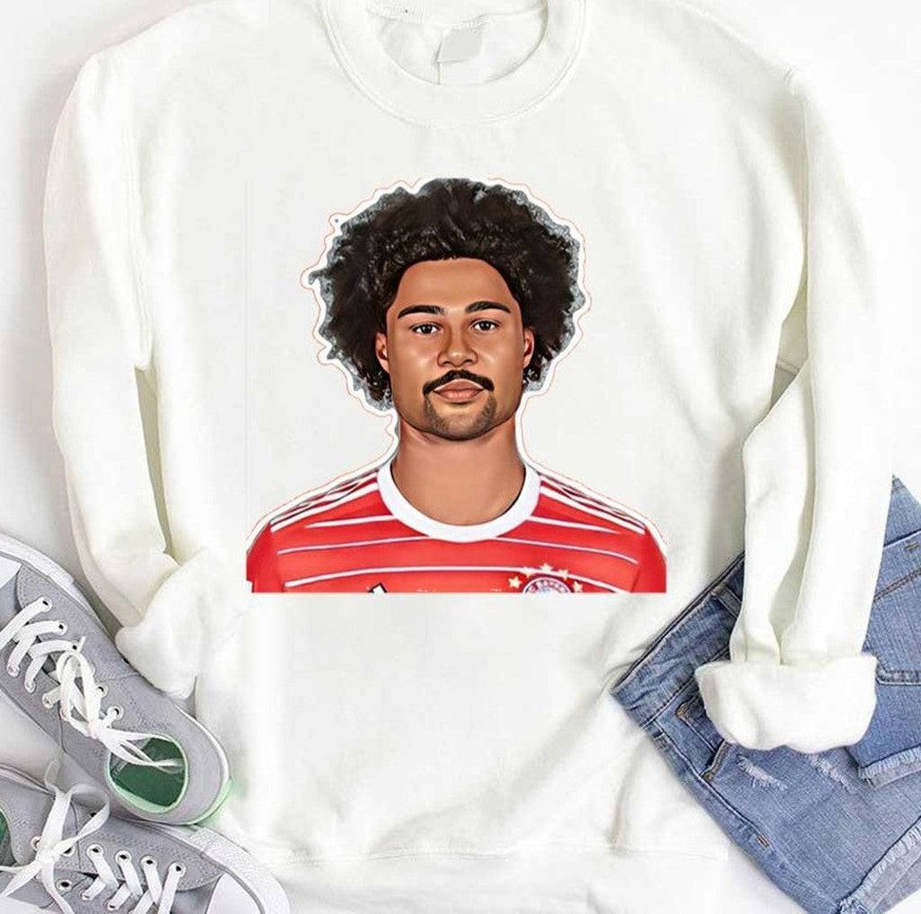 Serge Gnabry Funny Animated Portrait Unisex T-Shirt