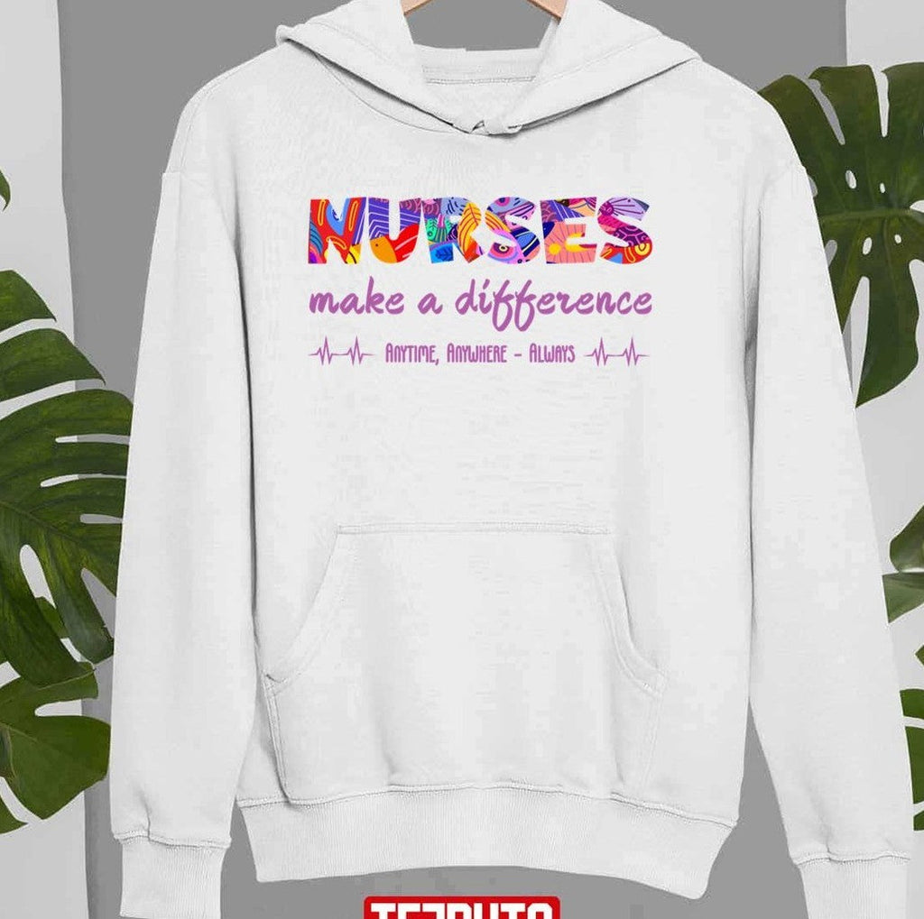 Nurses Week 2023 Funny Design Make A Difference Unisex T-Shirt