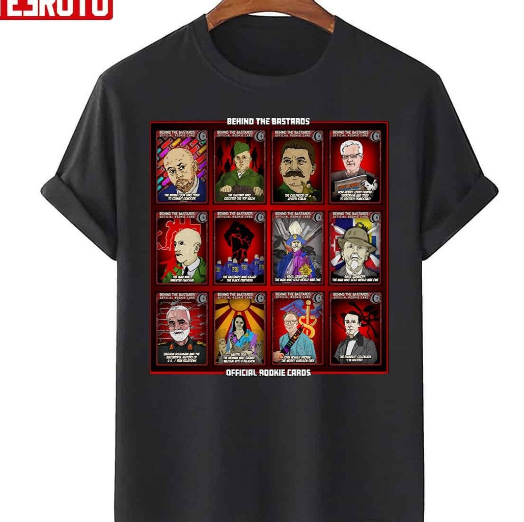 Behind The Bastards Official Rookie Cards Unisex T-Shirt