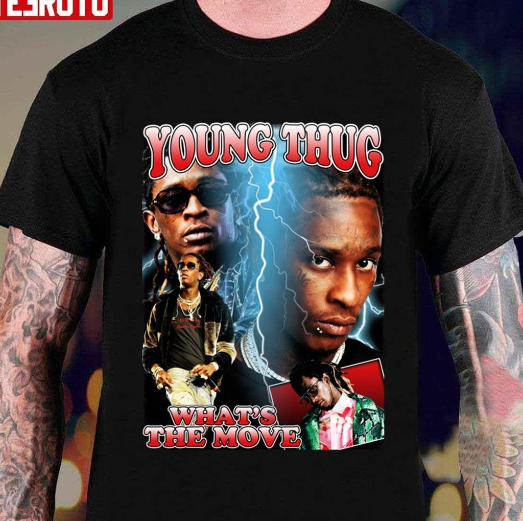 Nba Young Boy Young Thug What's The Move Vintage Bootleg Unisex T-Shirt