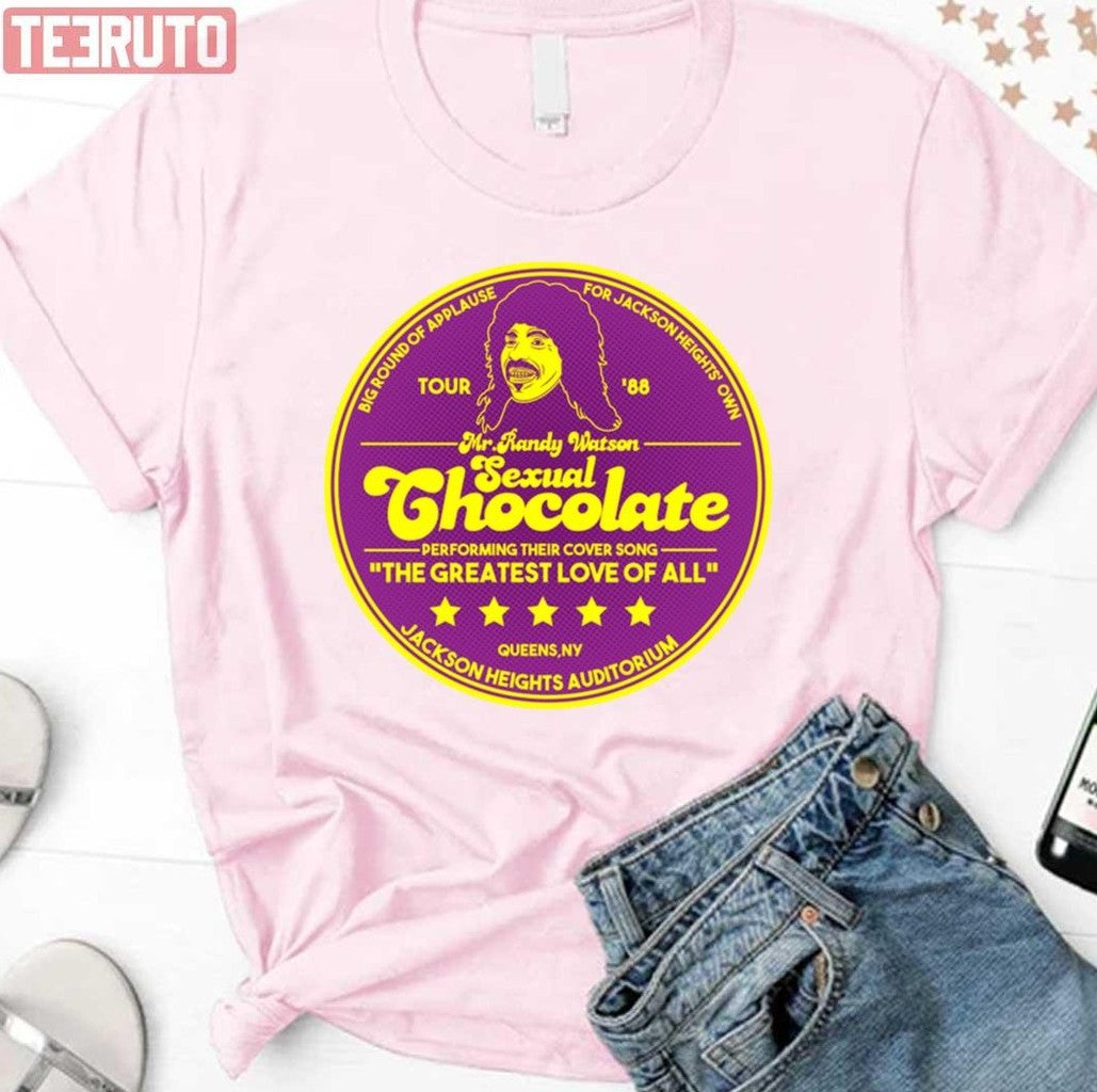 Randi Watson And Sexual Chocolate Logo Coming To America Unisex Sweatshirt