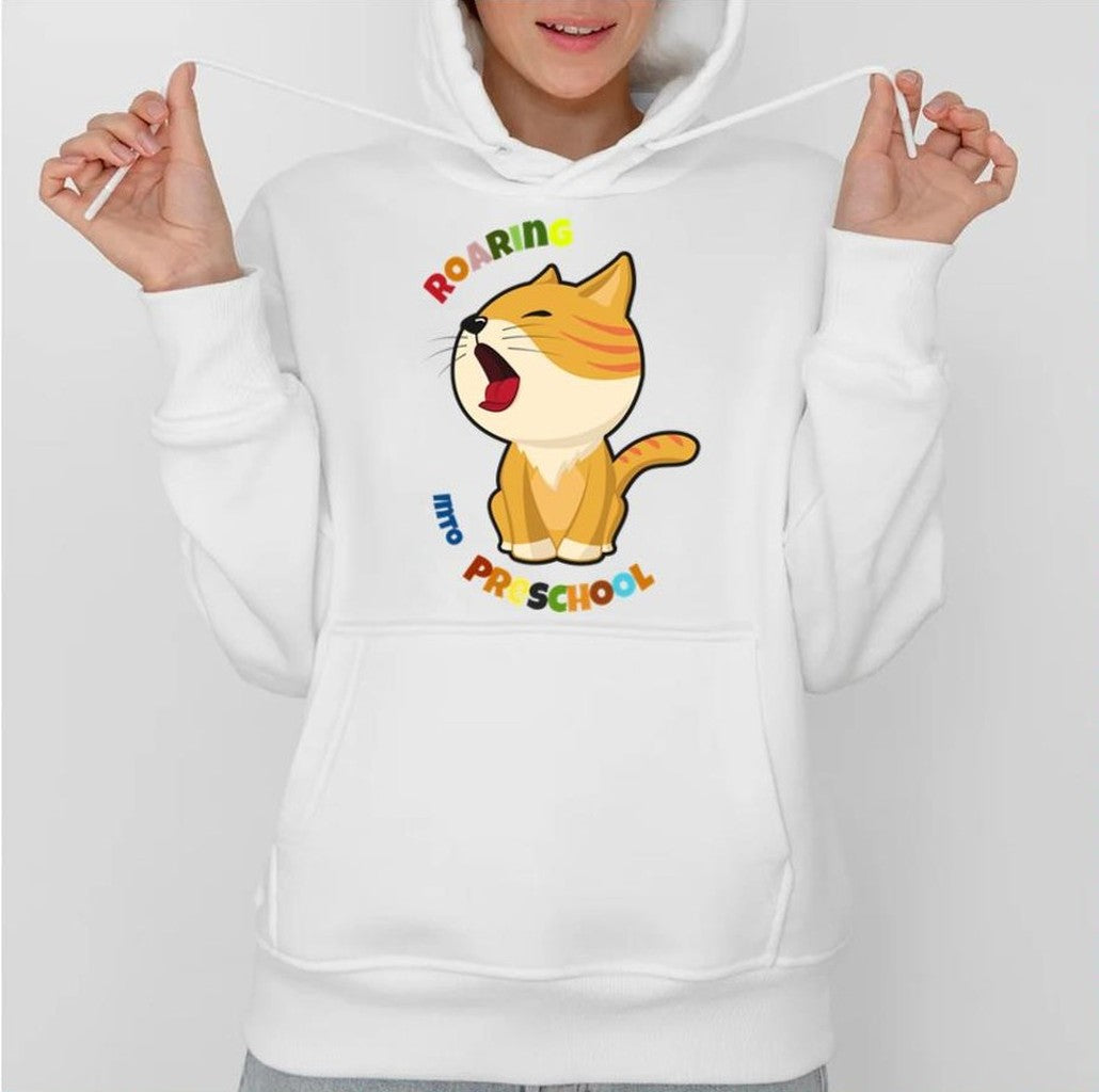 Roaring Into Preschool Marmalade Cute Cat Unisex Sweatshirt