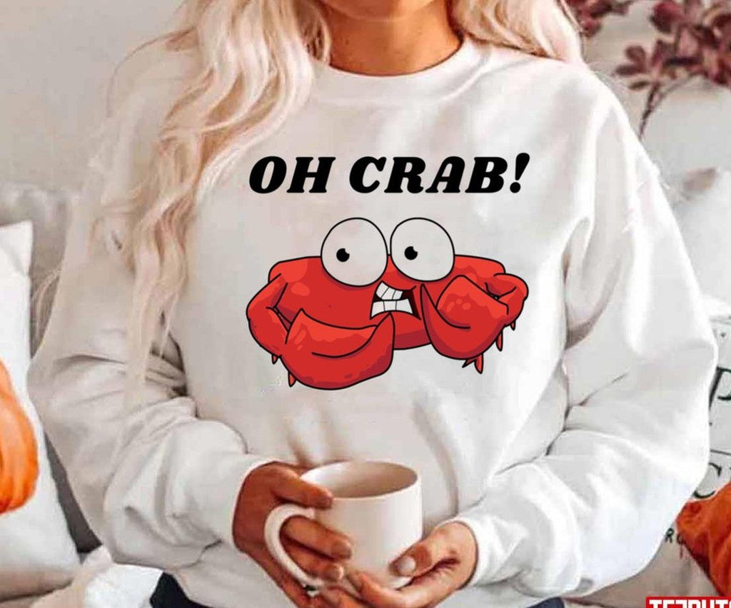 Oh Crab Funny Cute Animal Unisex Hoodie