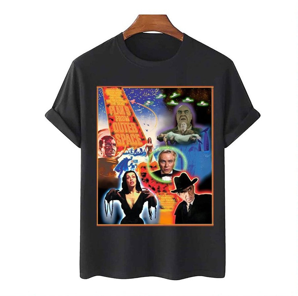 Retro Comic Style Plan 9 From Outer Space Unisex T-Shirt