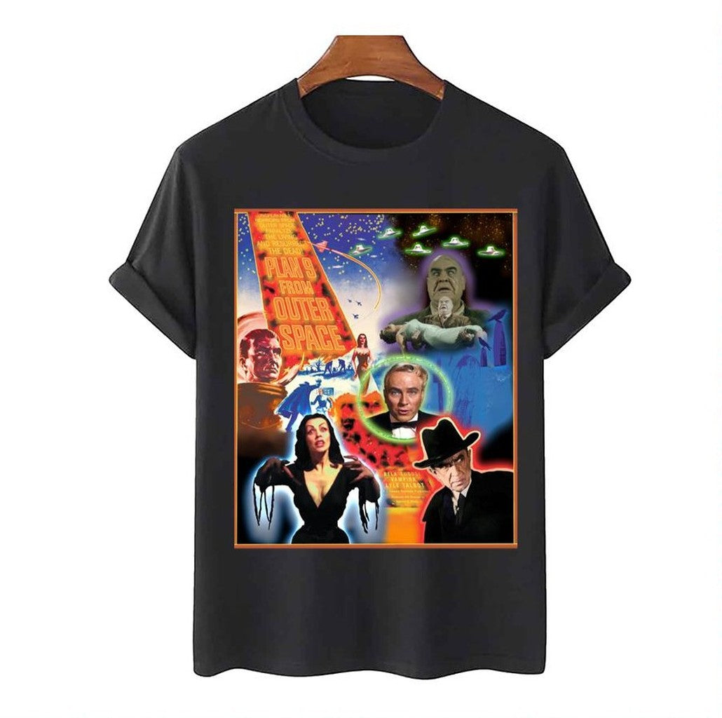 Retro Comic Style Plan 9 From Outer Space Unisex T-Shirt