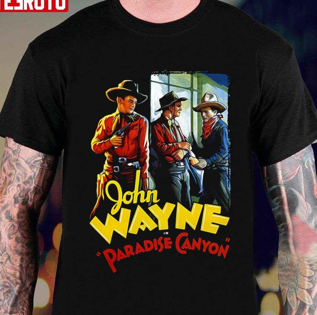 Paradise Canyon John Wayne Art Unisex T-shirt