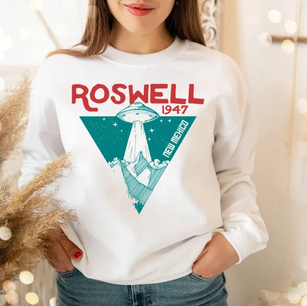 Roswell New Mexico 1947 Ufo Beam Flying Saucer Abduction Unisex T-Shirt