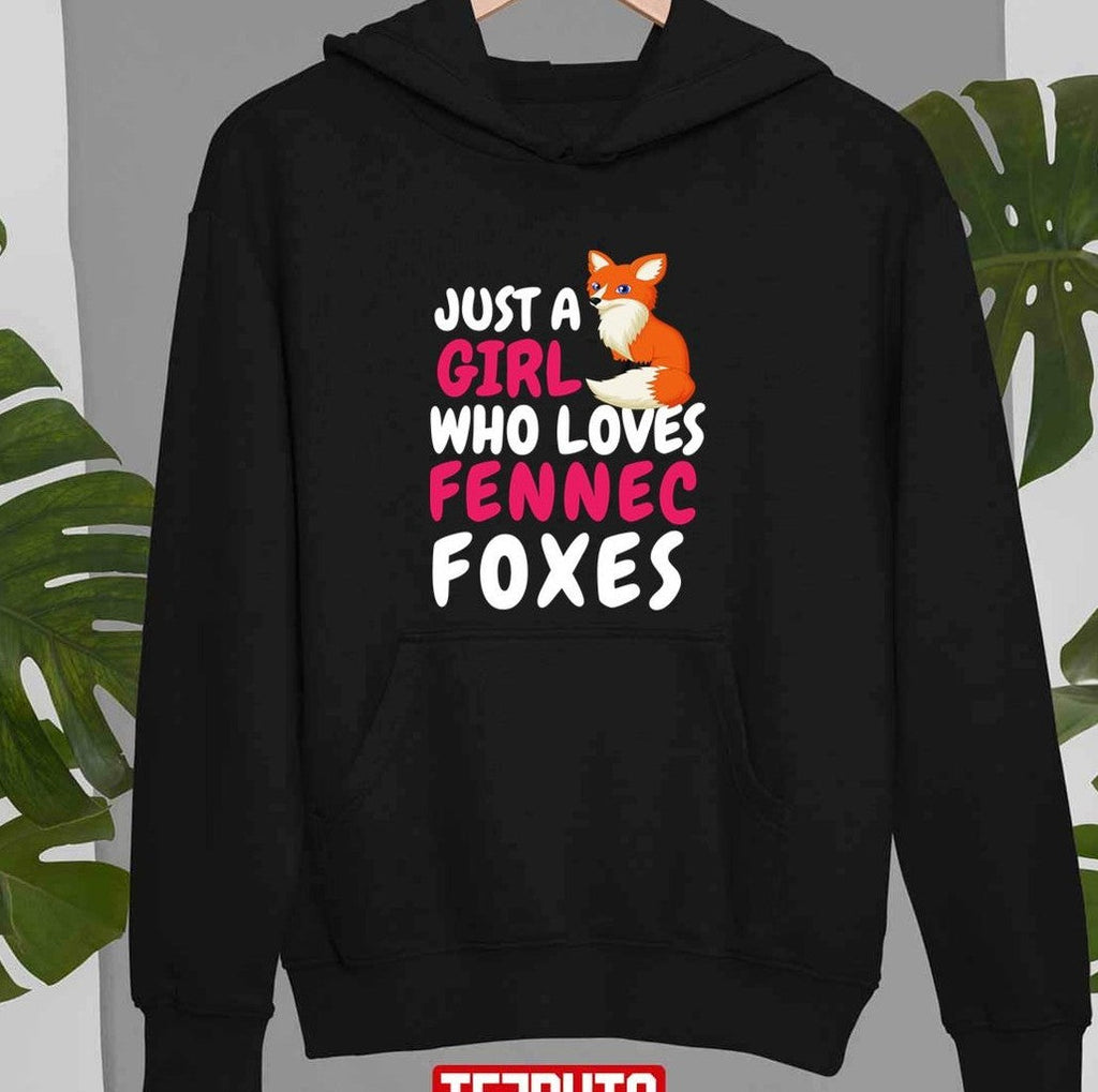 Quote Just A Girl Who Loves Fennec Foxes Unisex T-Shirt