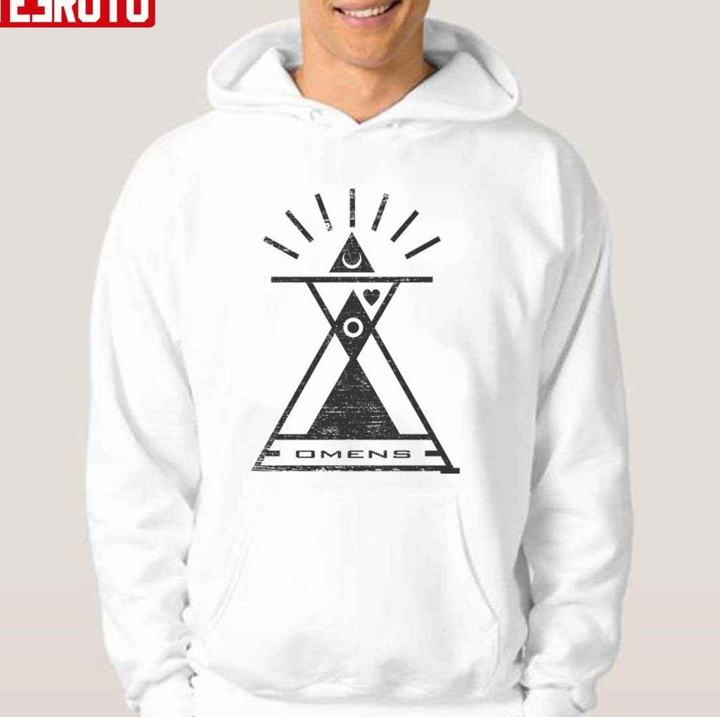 Omens Typography And Geometry Unisex T-Shirt