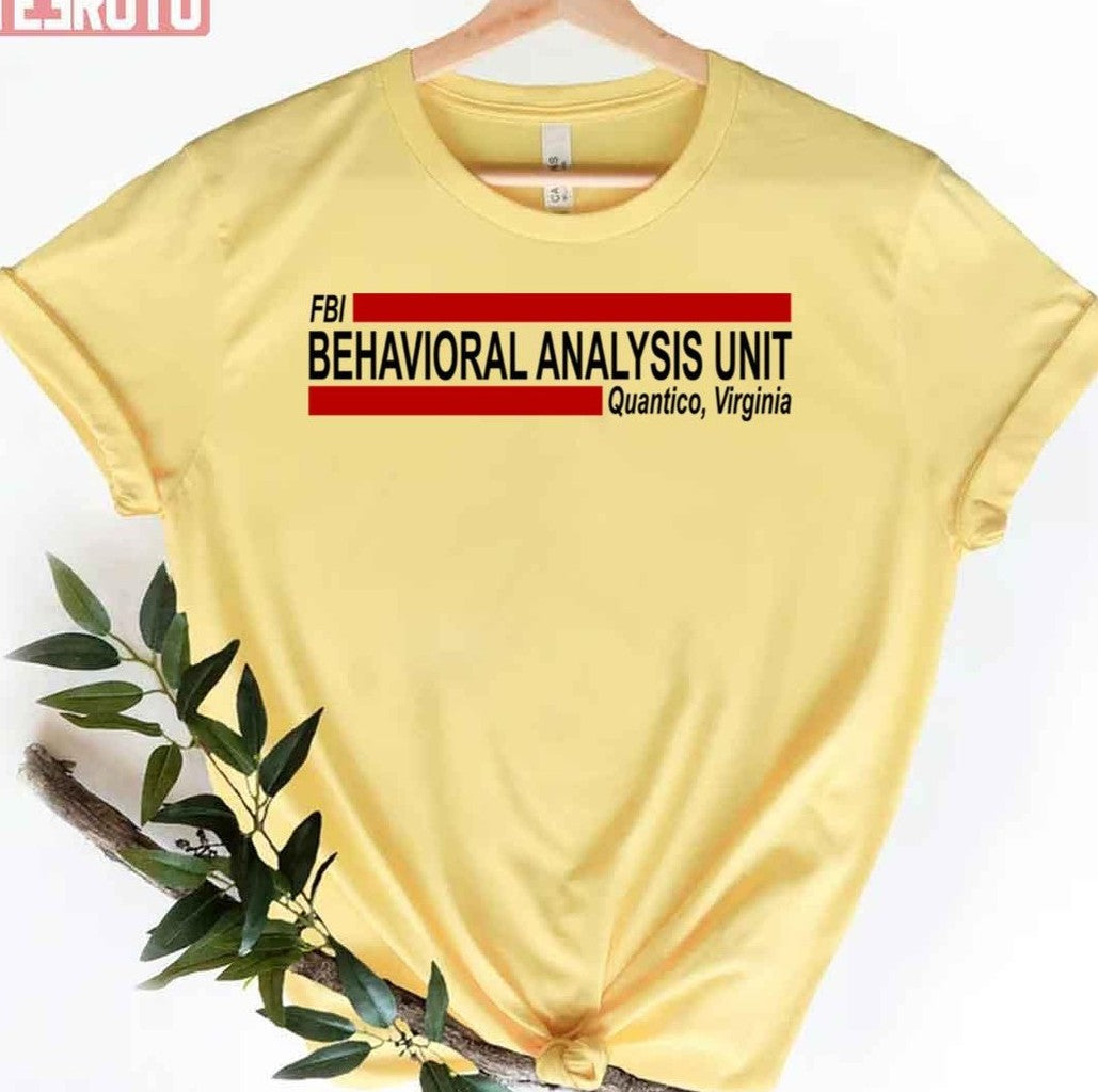 Bau Behavioral Analysis Unit Criminal Minds Unisex T-Shirt
