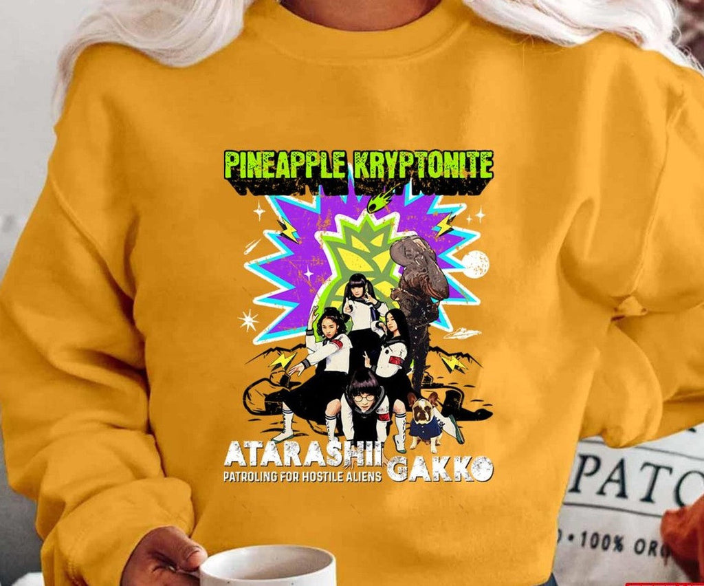 Patroling For Hostile Aliens Atarashii Gakko Pineapple K Unisex T-shirt