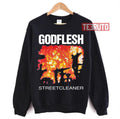 The Burned Street Goldflesh Art Unisex Sweatshirt