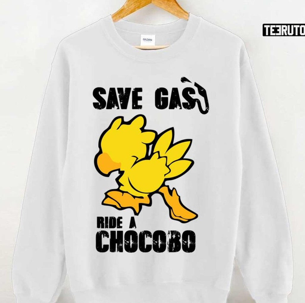 Save Gas Ride A Chocobo Game Unisex T-shirt
