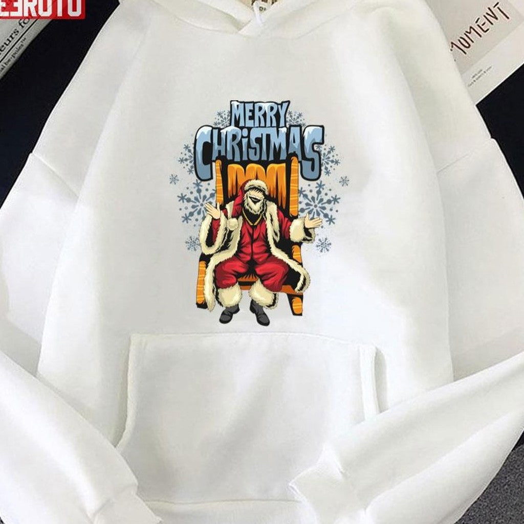 Oldschool Vibes Santa Claus Mery Chritsmass Unisex Sweatshirt