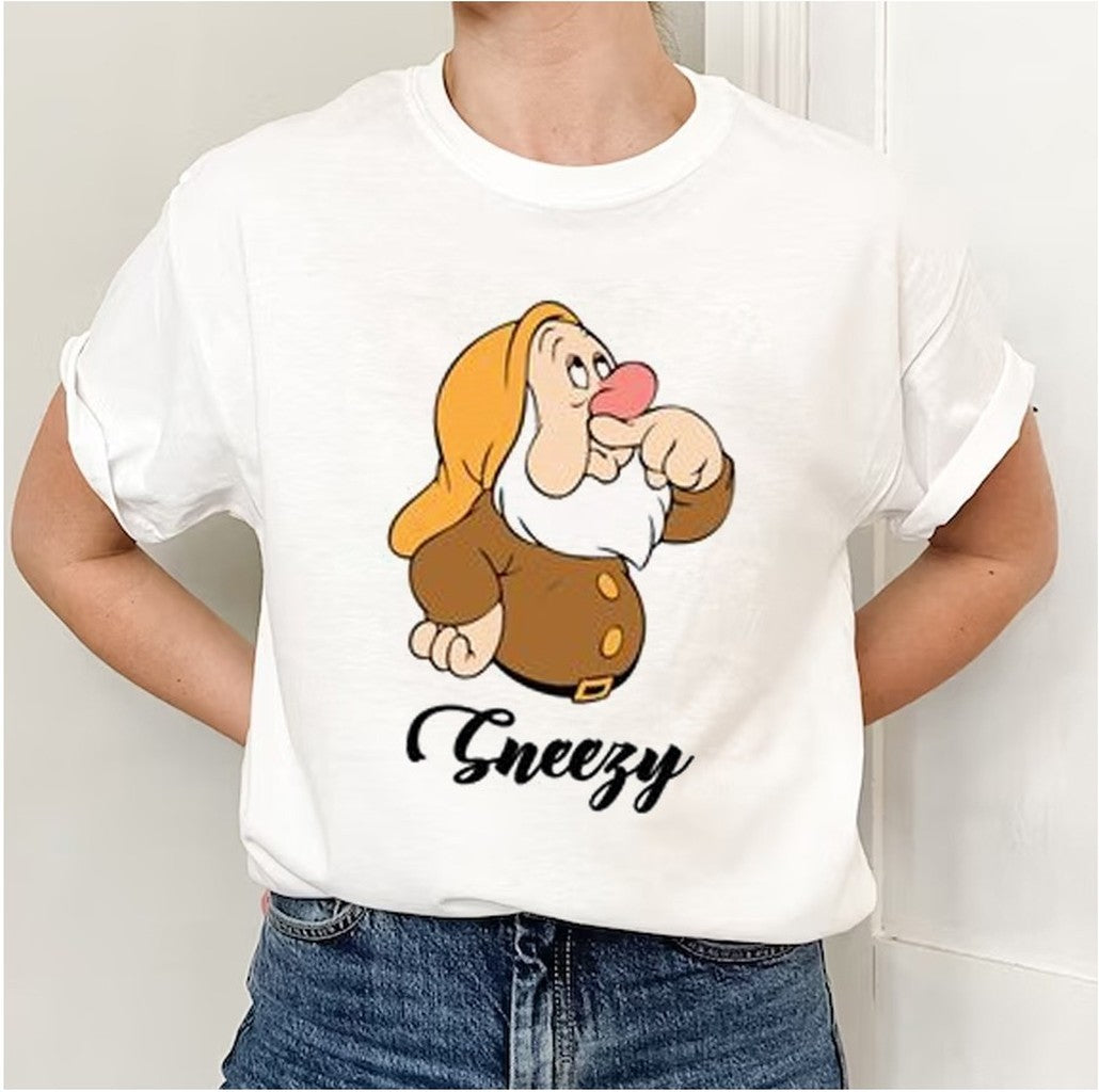 Sneezy In Seven Dwarfs Unisex T-Shirt