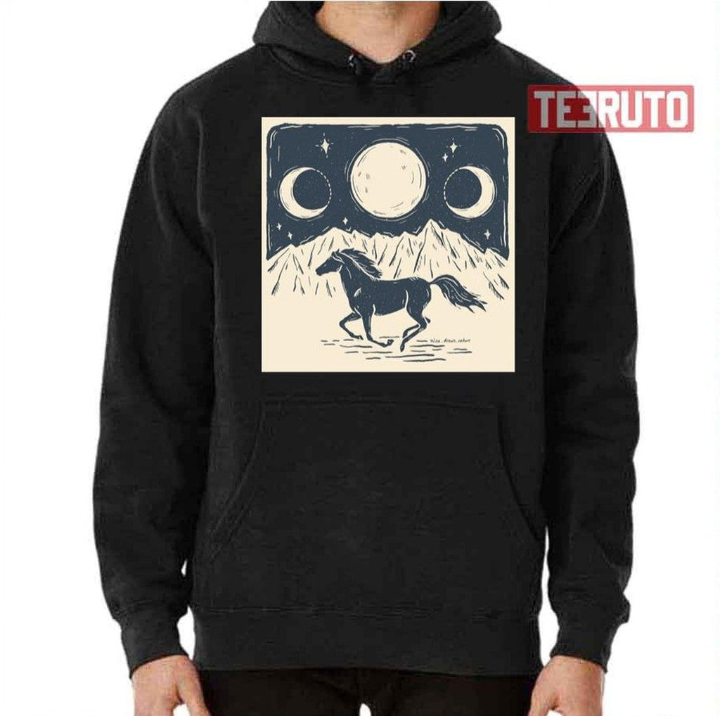 Running With The Moon Unisex T-Shirt