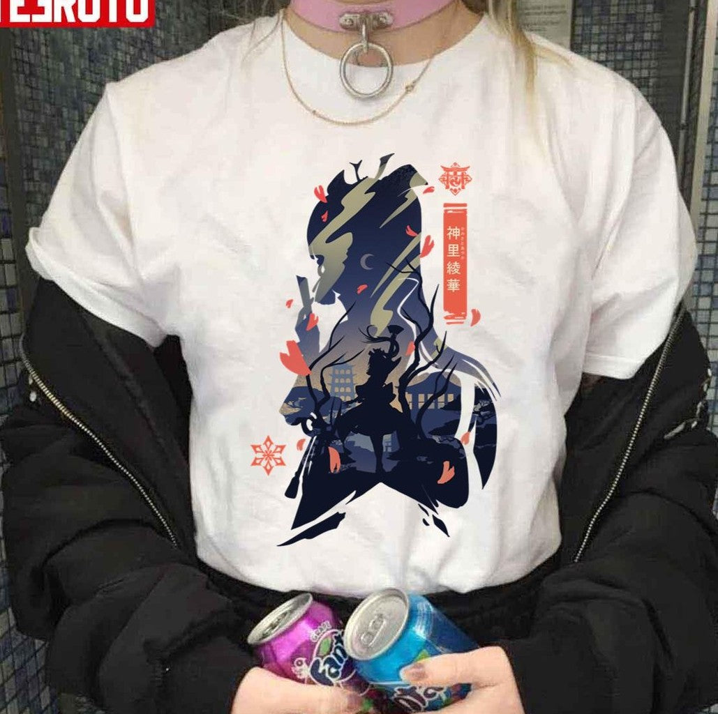 Ayaka Kamisato Genshin Impact Art Unisex T-Shirt