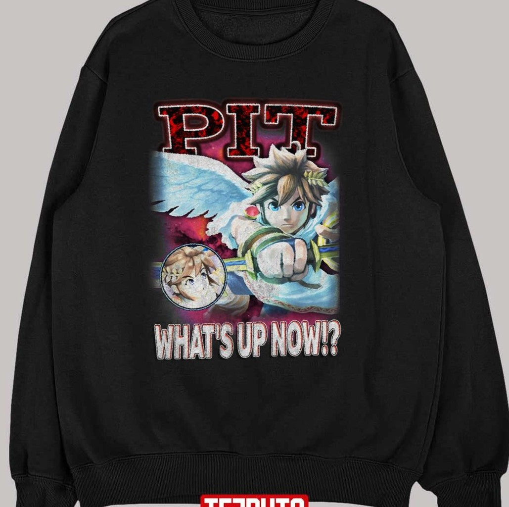 Pit What's Up Now Smash Bros Vintage Graphic Unisex T-shirt