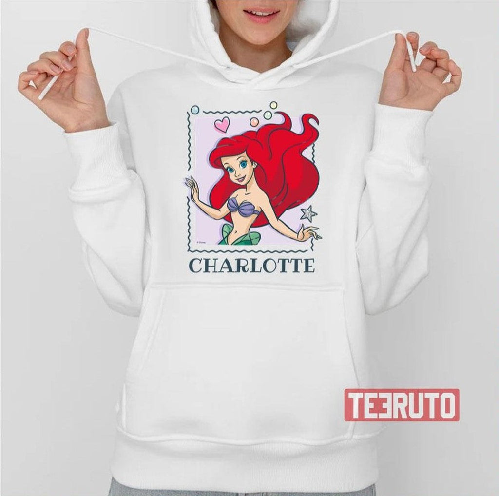 Personalized Name Little Mermaid Ariel Unisex T-Shirt