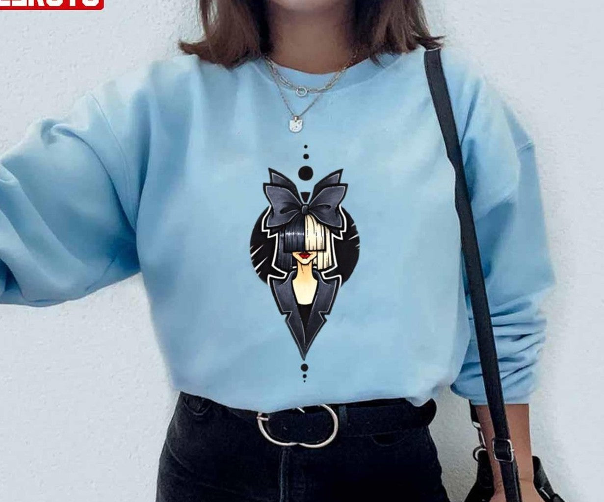 Sia Portrait Design Cruella Unisex Sweatshirt