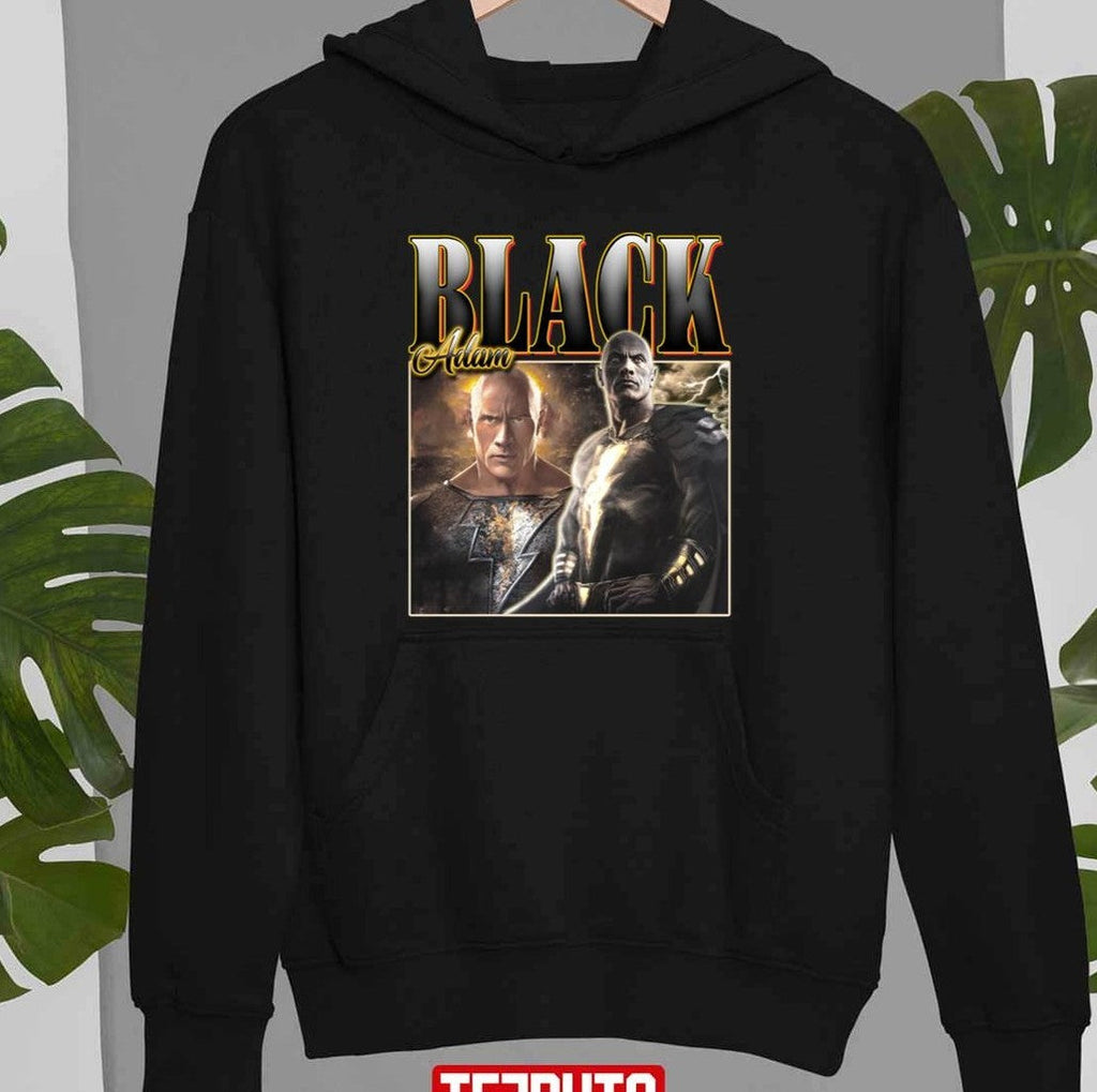 Black Adam Dwayne Johnson Portrait Retro Homepage 90s Unisex T-Shirt