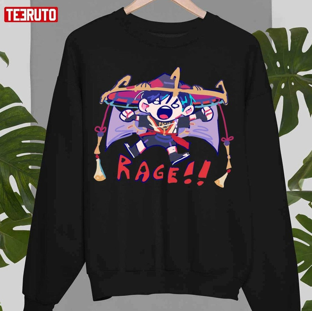 Rage De Scaramouche Angry Genshin Impact Unisex Sweatshirt