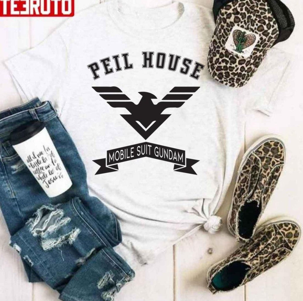 Peil House Asticassia School Of Technology Uniform Emblem Vintage Black Unisex Hoodie