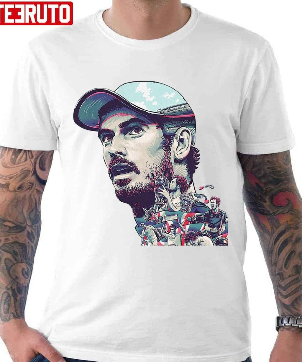 The Champion Legend Andy Murray Digital Art Unisex T-shirt
