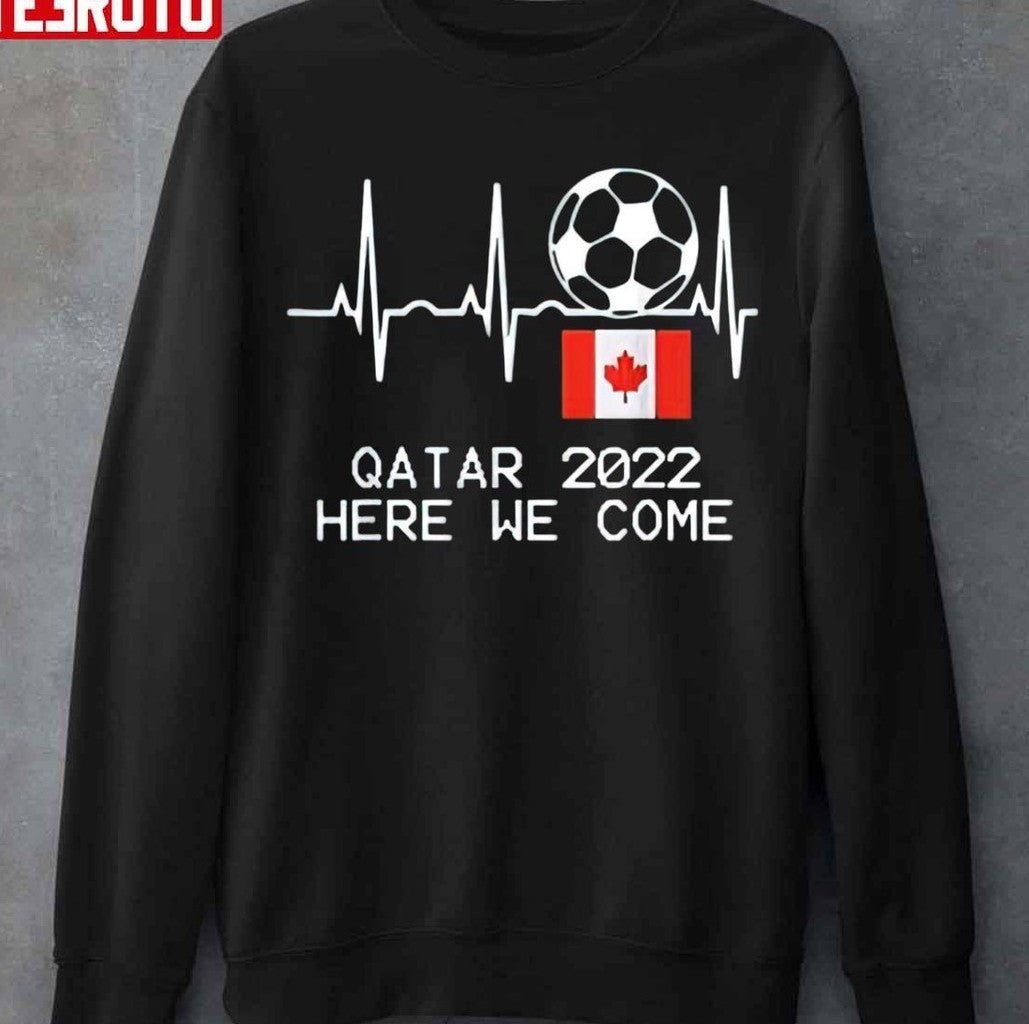 Soccer Qatar 2022 Here We Come Unisex T-Shirt
