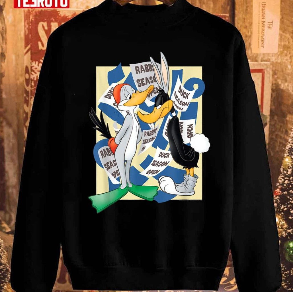 Rabbit Season Duck Season Christmas 2023 Unisex Sweatshirt