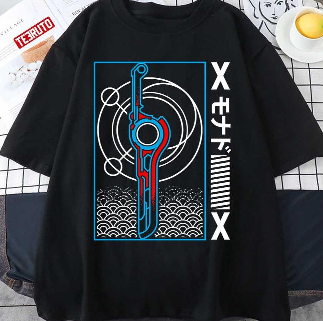Monado Sword Japanese Style Xenoblade Chronicles Unisex T-shirt