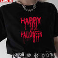 Red Blood Happy Halloween Unisex T-Shirt