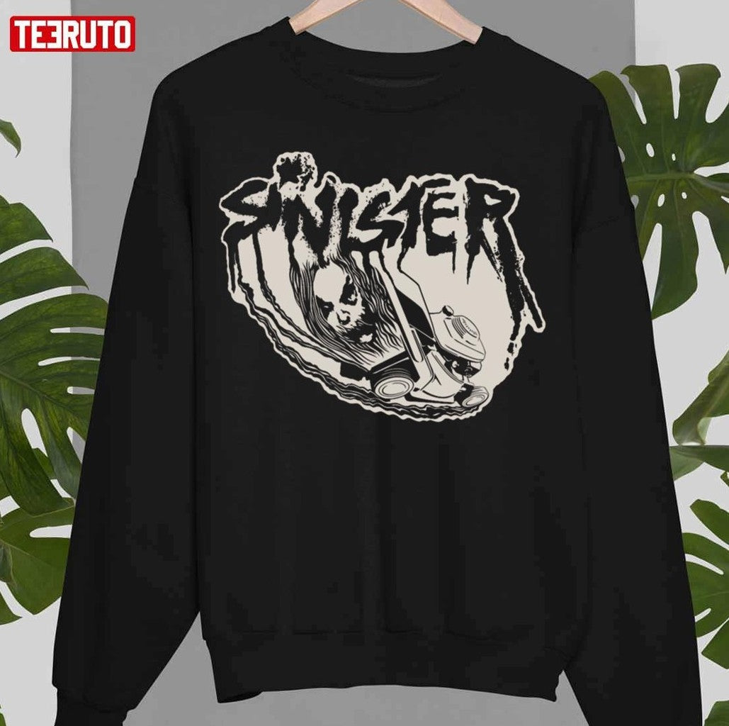 Sinister Lawn Mower White Unisex T-Shirt