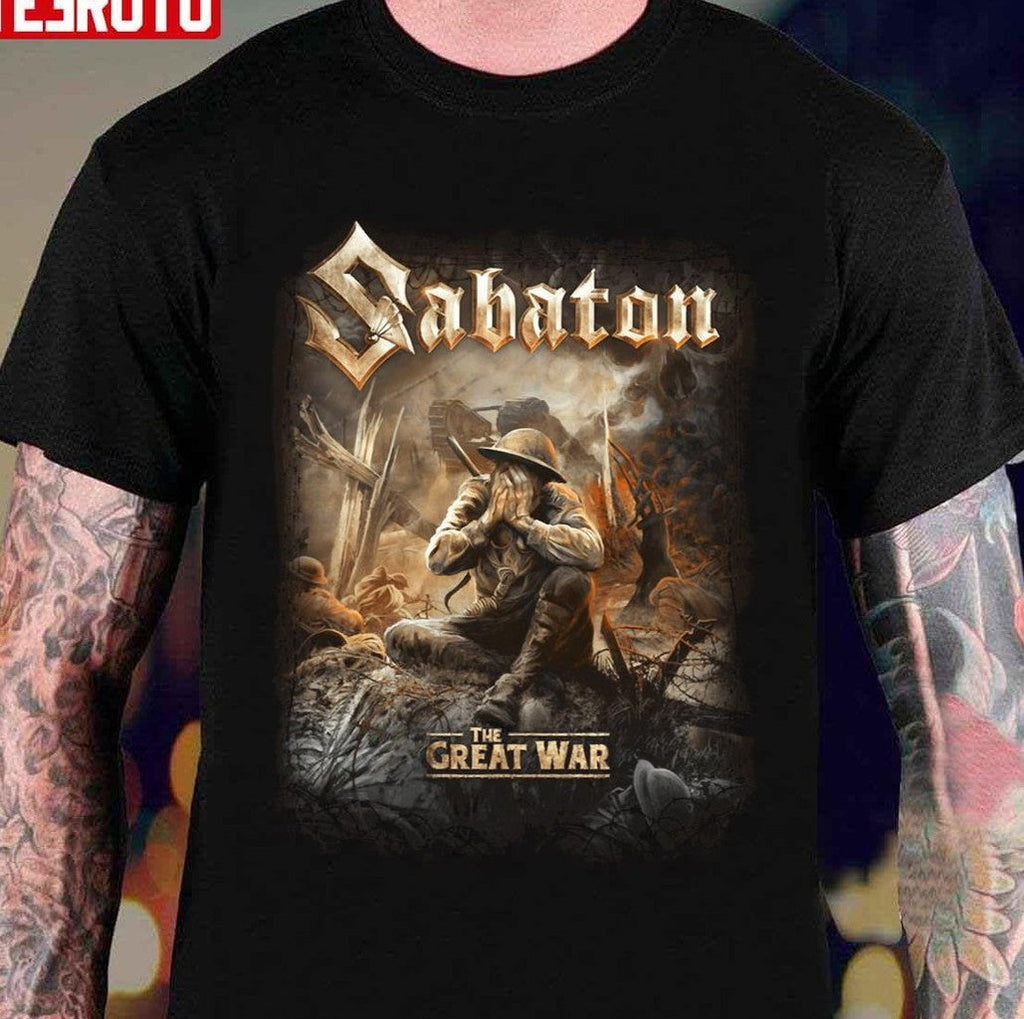 Sabaton The Great War Rock Band Design Unisex T-Shirt