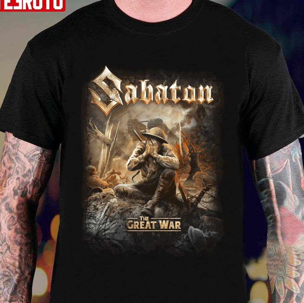Sabaton The Great War Rock Band Design Unisex T-Shirt
