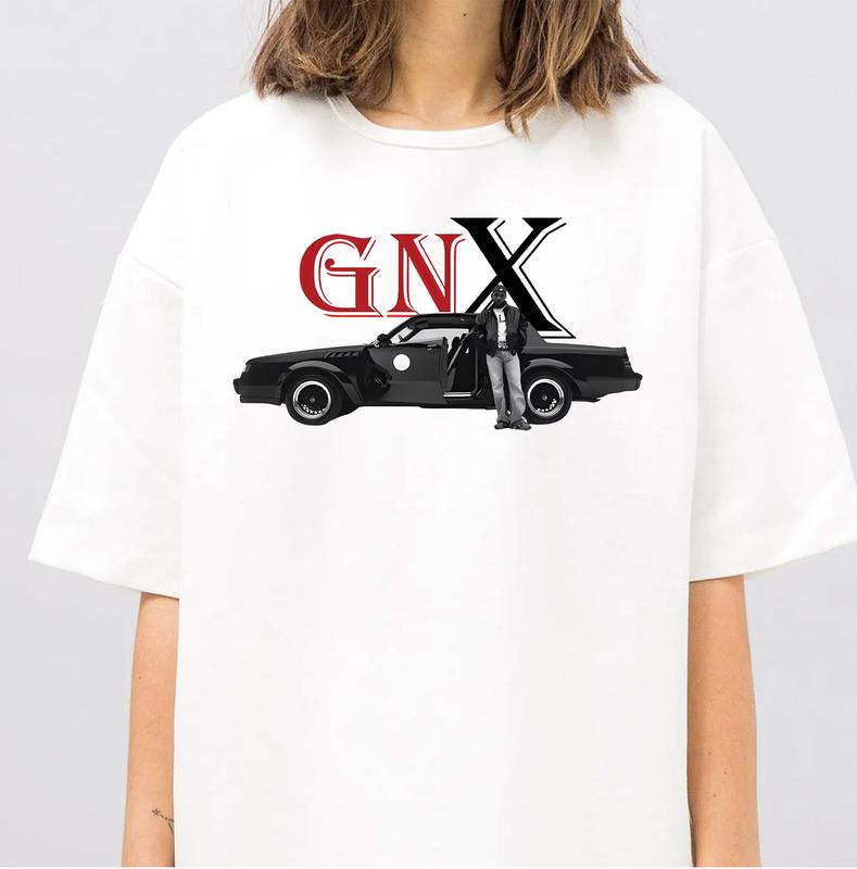 Rapper Shirt,  GNX Graphic T-Shirt - Vintage Oversized Tee for Fans - GNX Album Merch - Gift For Fan Men And Women, Sweatshirt Hoodie Menswear Tops