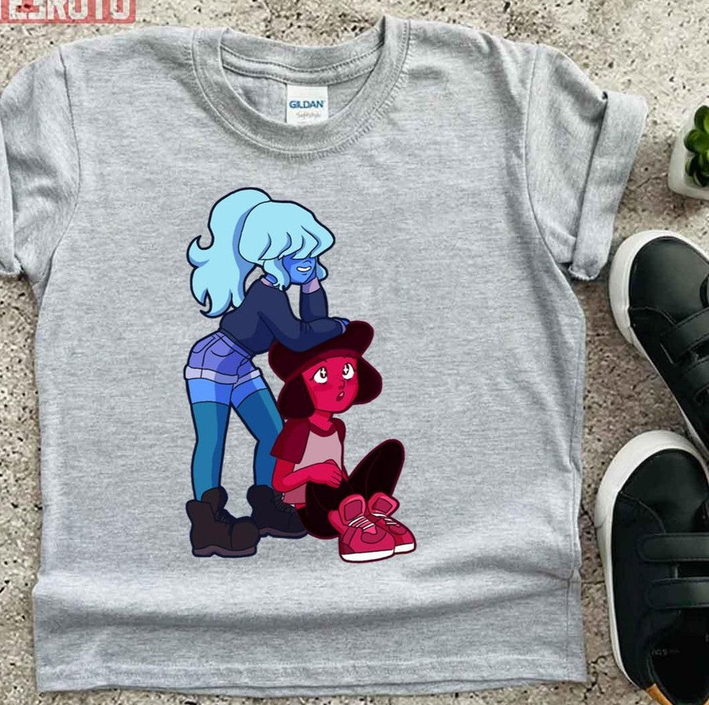 Steven Universe Ruby &amp; Saphhy Unisex T-Shirt