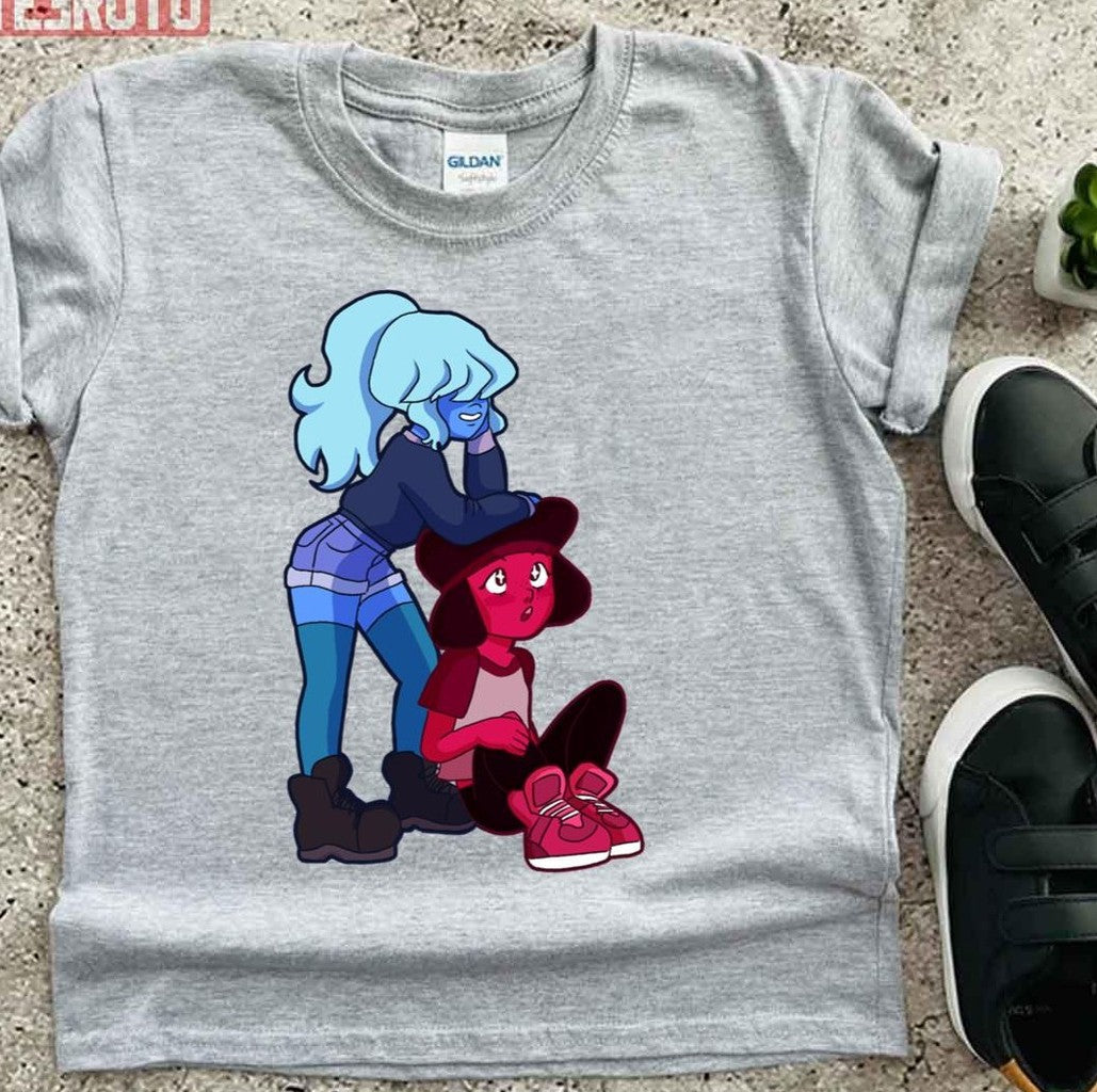 Steven Universe Ruby &amp; Saphhy Unisex T-Shirt