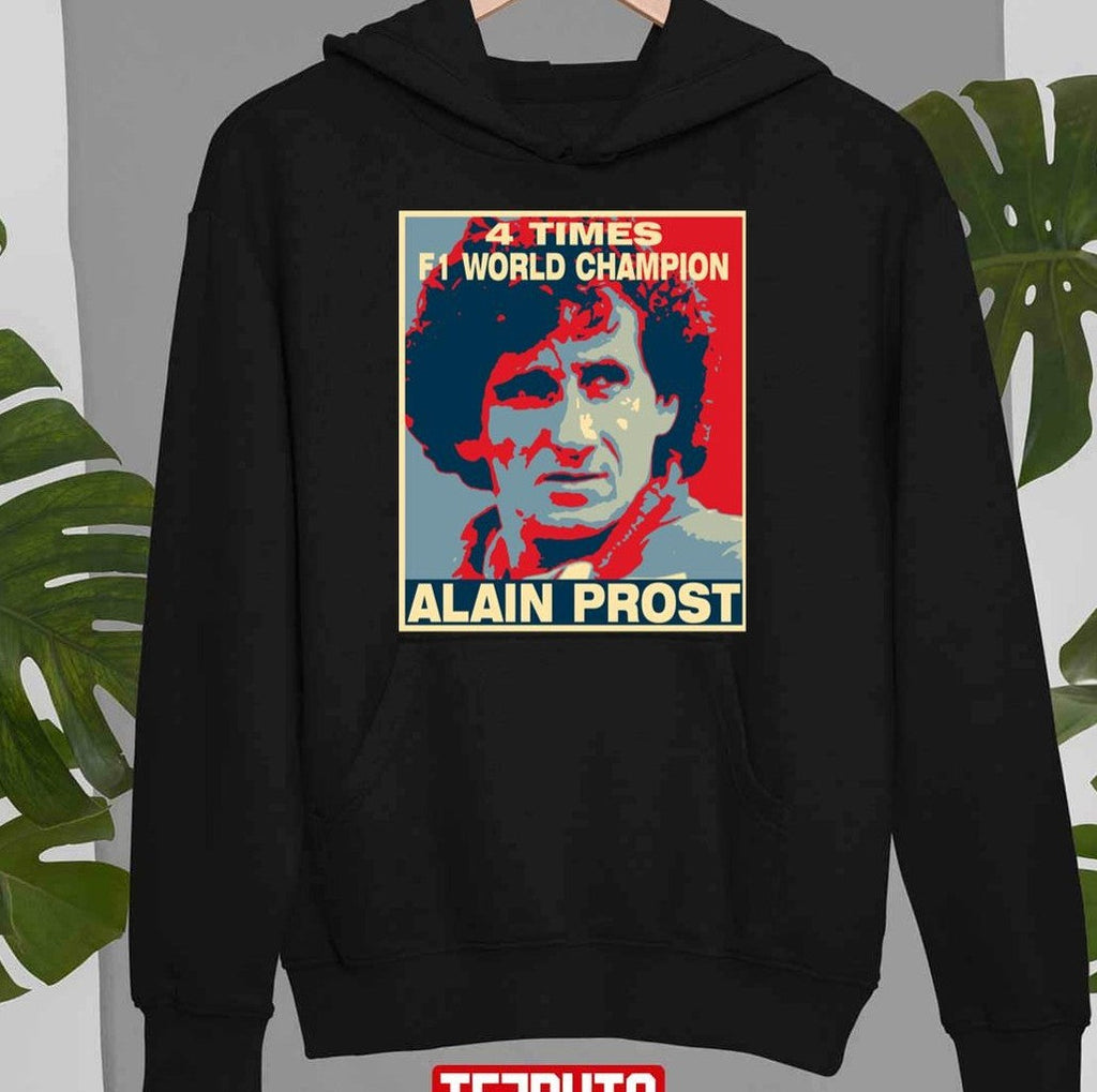 4 Times F1 Champion Alain Prost Unisex T-Shirt