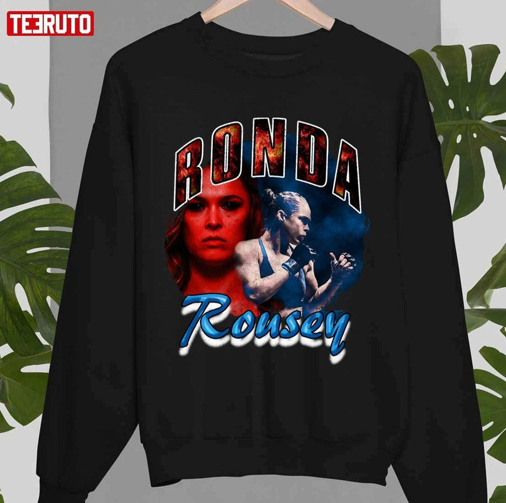 Ronda Rousey Vintage Rap Style Rowdy Rousey Unisex T-Shirt